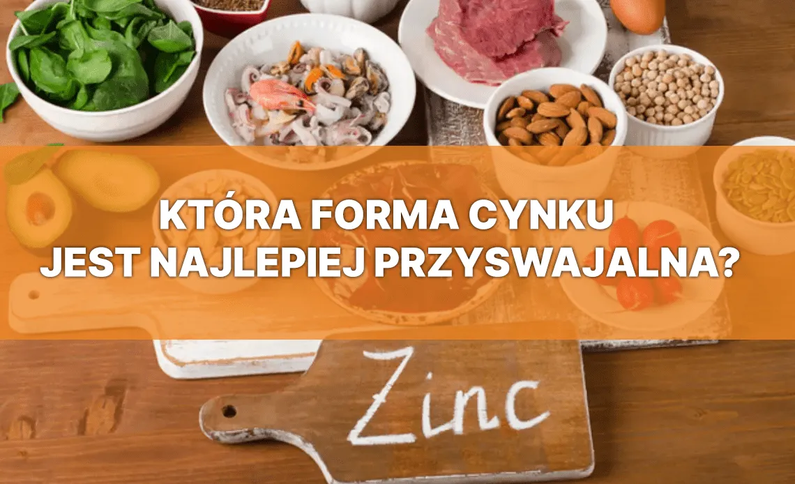 najlepiej przyswajalne formy cynku grafika
