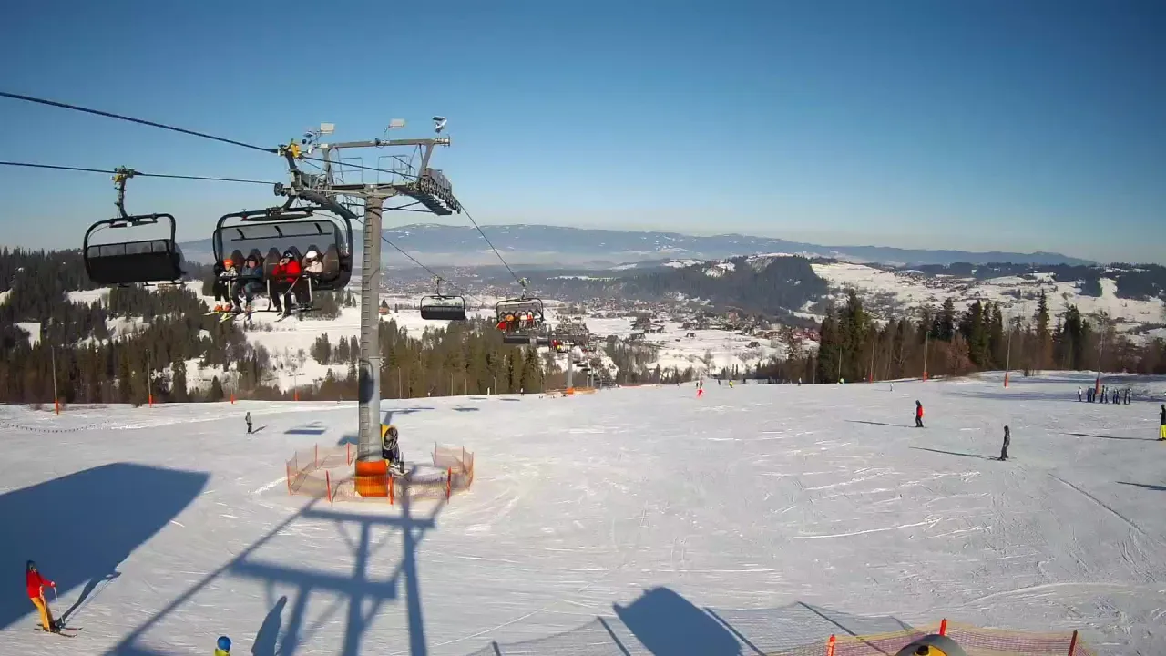 kamera na stoku narciarskim Bukowina Tatrzańska Rusiń-Ski