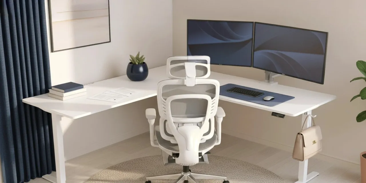 konfiguracja dwóch monitorów biurko