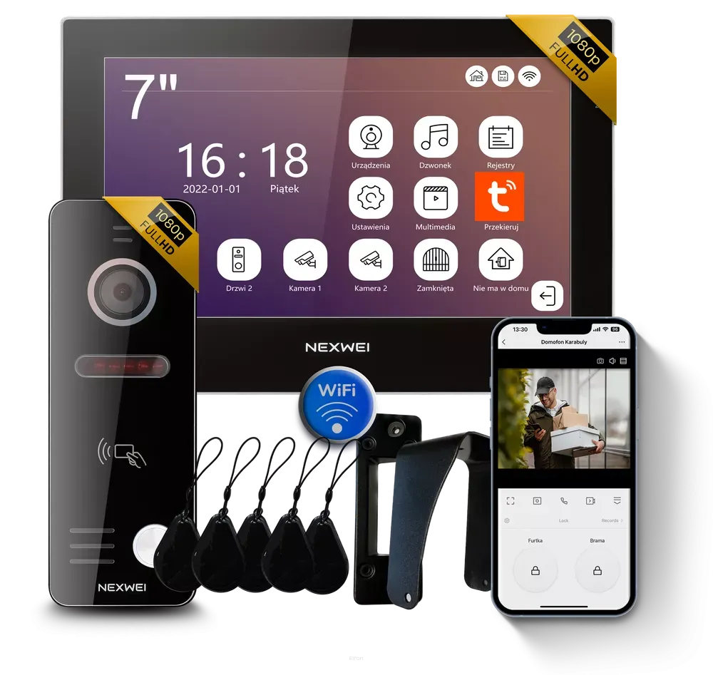 nowoczesny wideodomofon w bloku aplikacja na smartfon