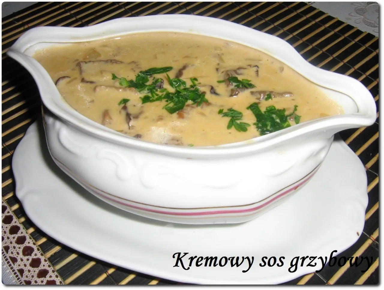 kremowy sos grzybowy