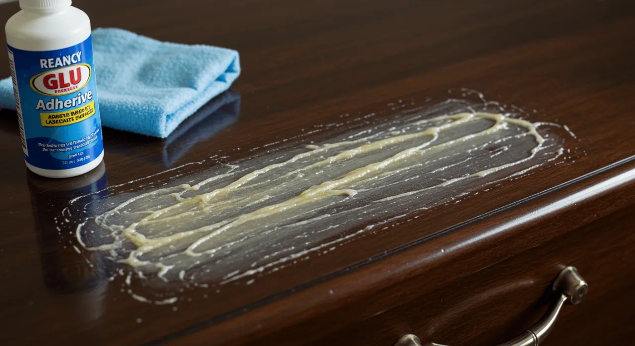 usuwanie kleju z mebli lakierowanych domowe sposoby