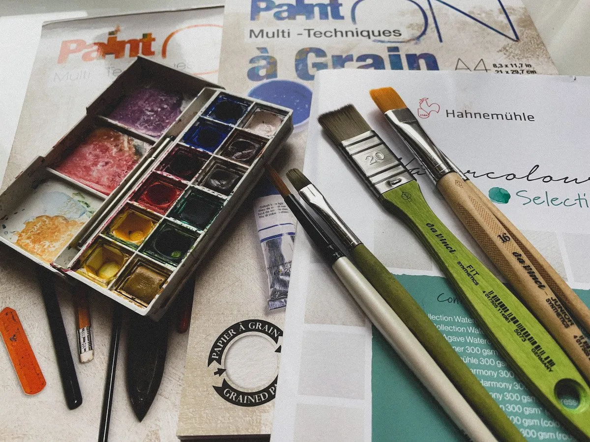 Aquarell Starter Kit Anf&auml;nger