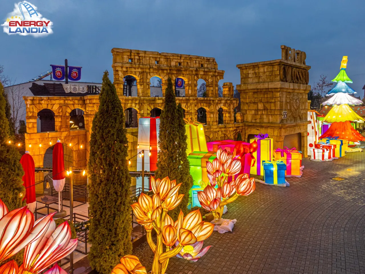 Energylandia Winter Kingdom świąteczne dekoracje