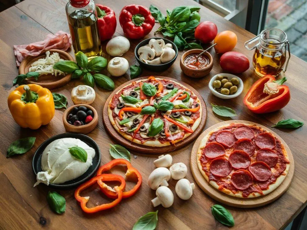 sos pomidorowy do pizzy składniki mozzarella