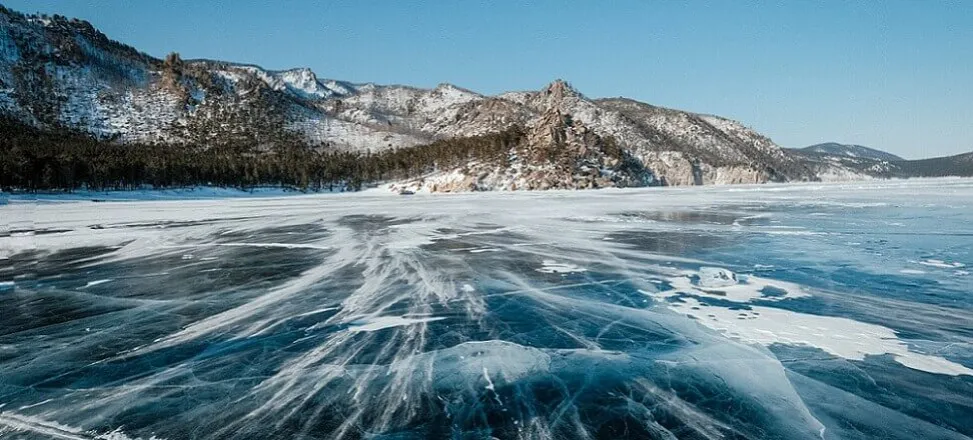 Bajkalski lód formacje