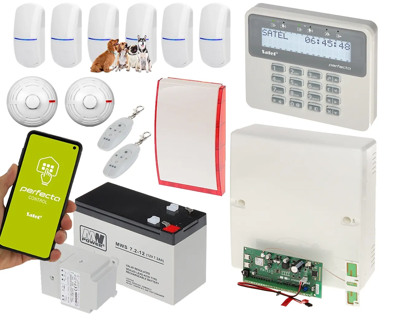 Zestaw alarmowy do mieszkania bezprzewodowy