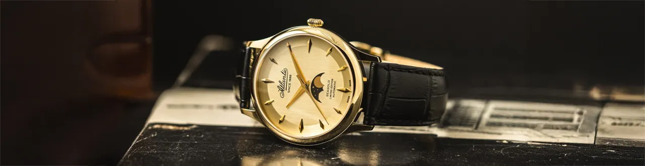 zegarki męskie złote próba 585 i 750