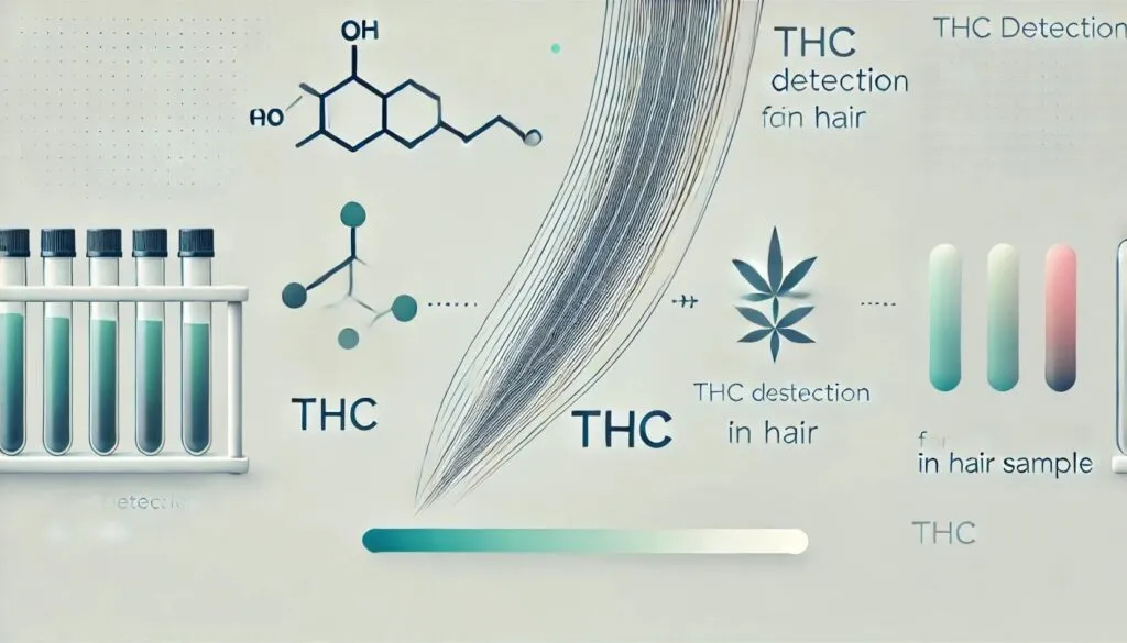 schemat wbudowywania thc we włosy