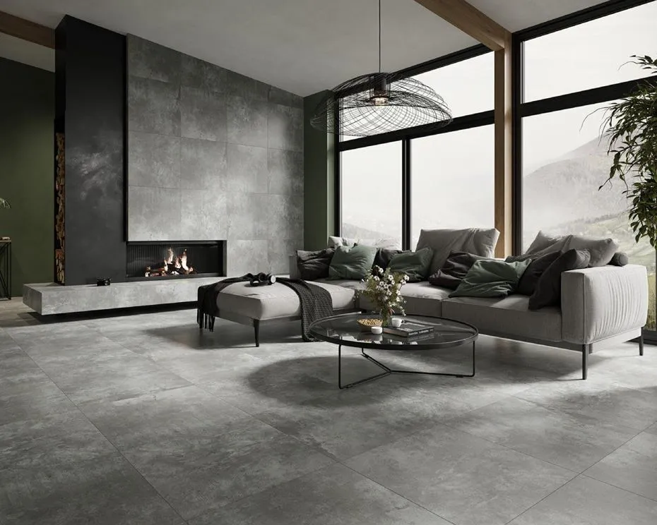 R&oacute;żne rodzaje betonu dekoracyjnego we wnętrzach