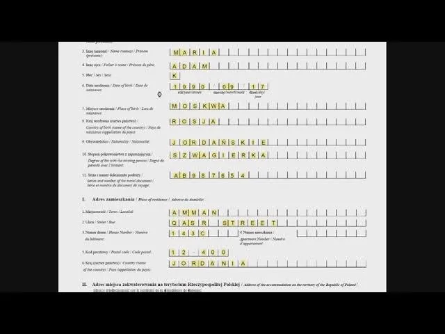 opłata skarbowa i czas oczekiwania zaproszenie cudzoziemca