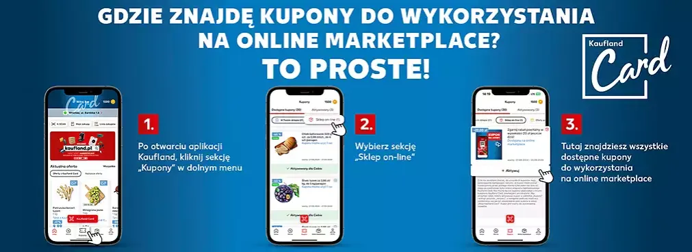 Aplikacja Kaufland ekran główny z Kaufland Card