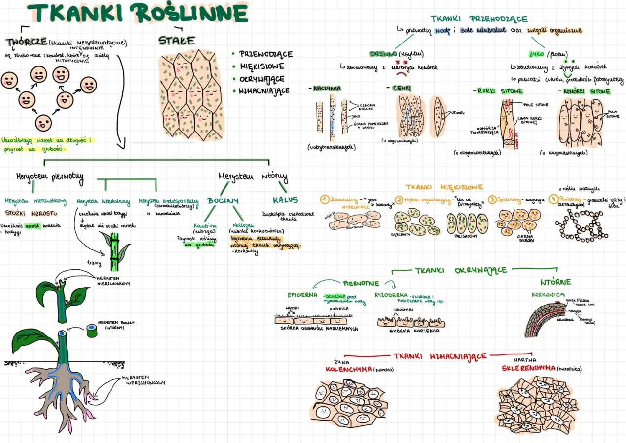 mapa myśli biologia schemat