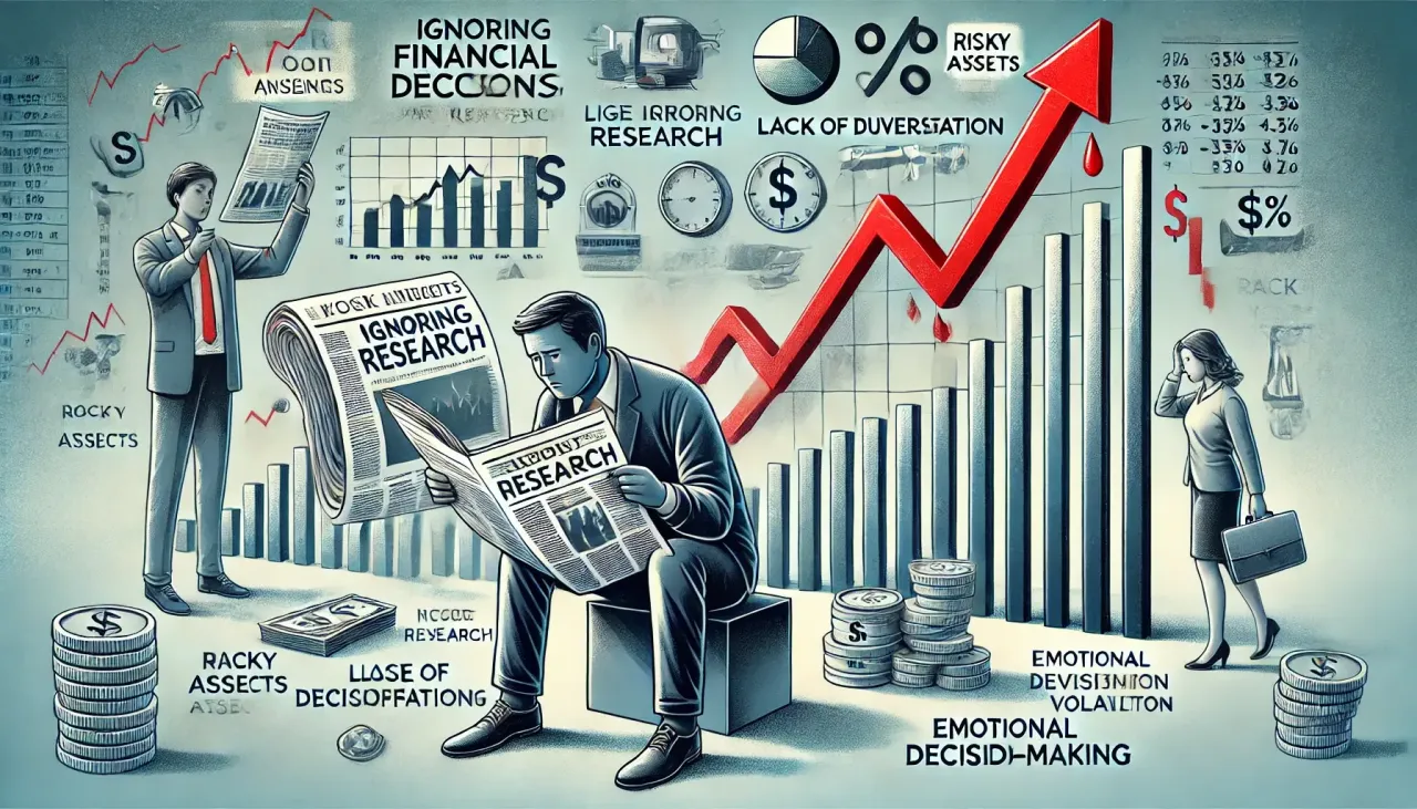 Ludzie ignorują badania, podejmując emocjonalne decyzje. Kiedy wycofać się z funduszu inwestycyjnego? Wykresy i pieniądze sugerują niepewność.