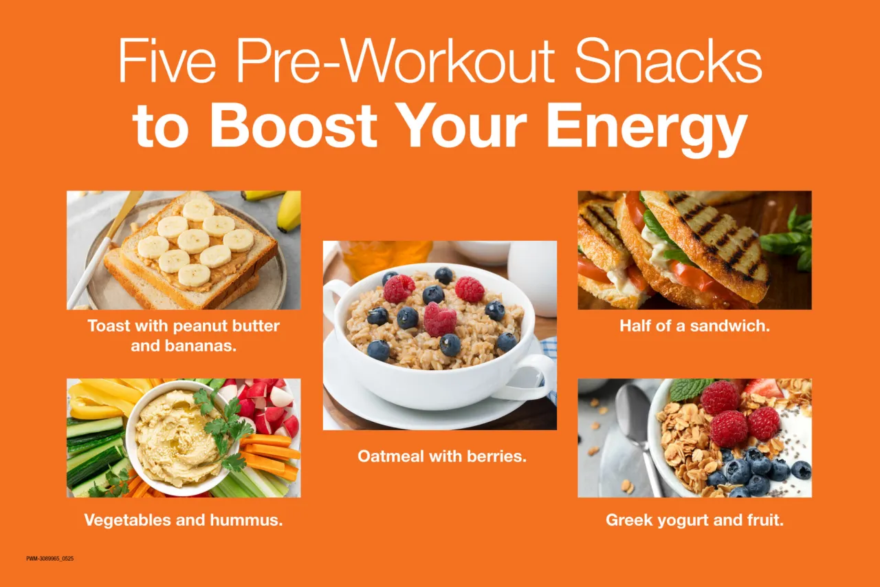 easy pre-workout snack ideas