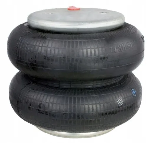 Rodzaje poduszek zawieszenia pneumatycznego naczepy lub naczepa z r&oacute;żnymi typami osi