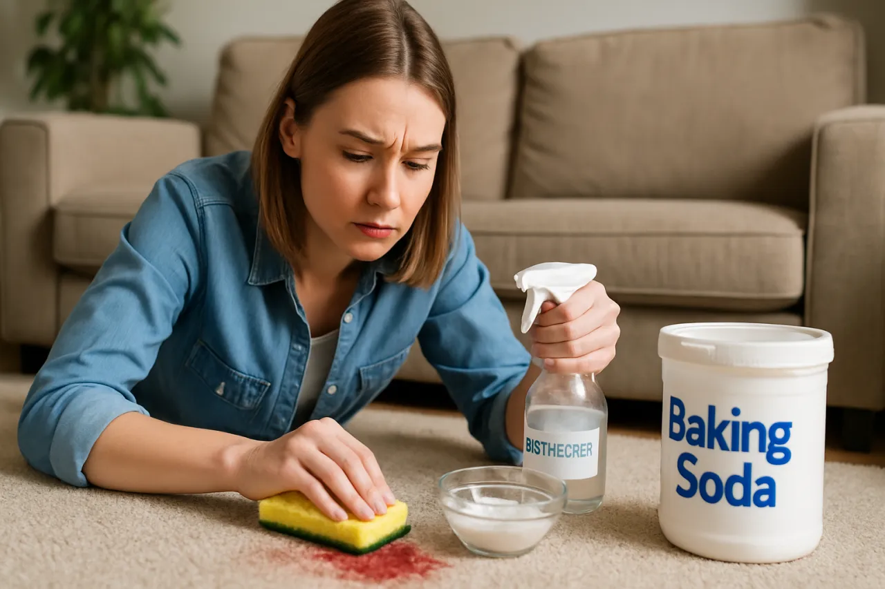 Błędy czyszczenie mebli odbarwienia