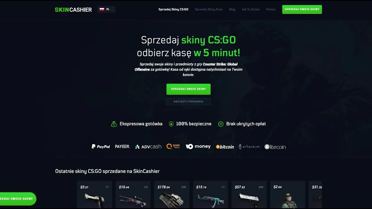 Zdjęcie Jak bezpiecznie zamienić skiny na prawdziwe pieniądze bez oszustwa