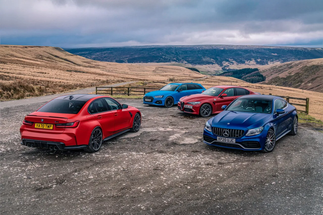 Mercedes C63 AMG vs BMW M3 vs Audi RS5
