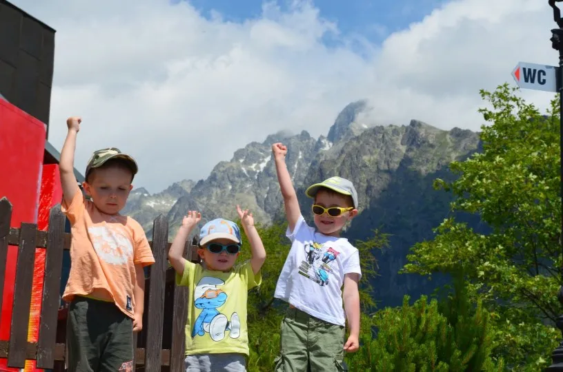 dzieci przedszkolne w Tatrach szlak