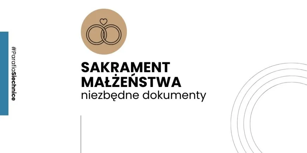 kancelaria parafialna dokumenty ślub