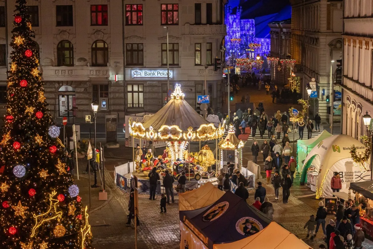 Jarmark Bożonarodzeniowy Bielsko-Biała Rynek