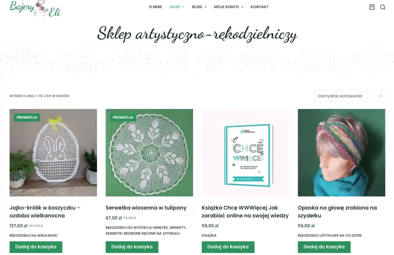 działalność nierejestrowana rękodzieło