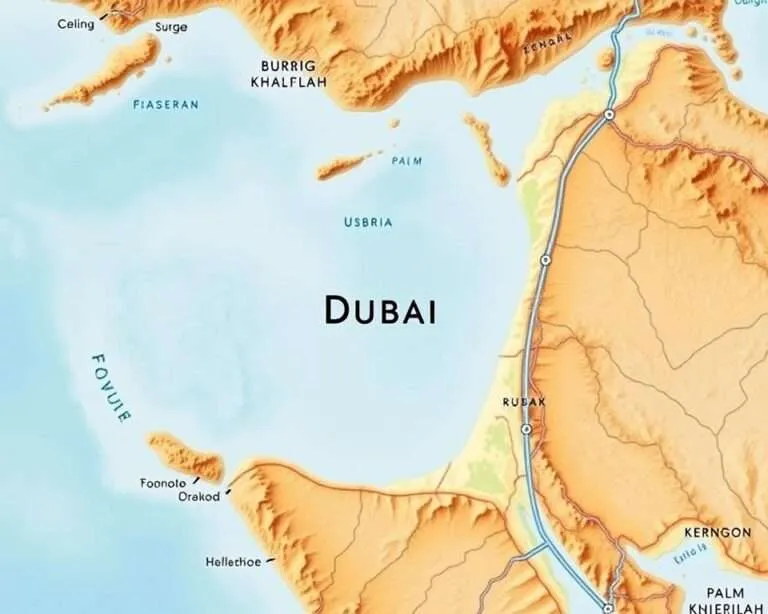 Zdjęcie W jakim kraju leży Dubaj? Fascynujące położenie miasta luksusu