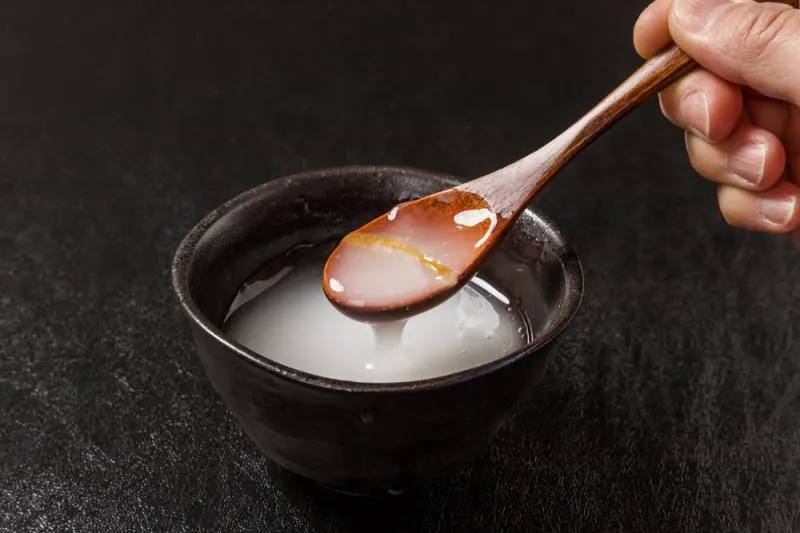 ziarna ryżu zbliżenie skrobia