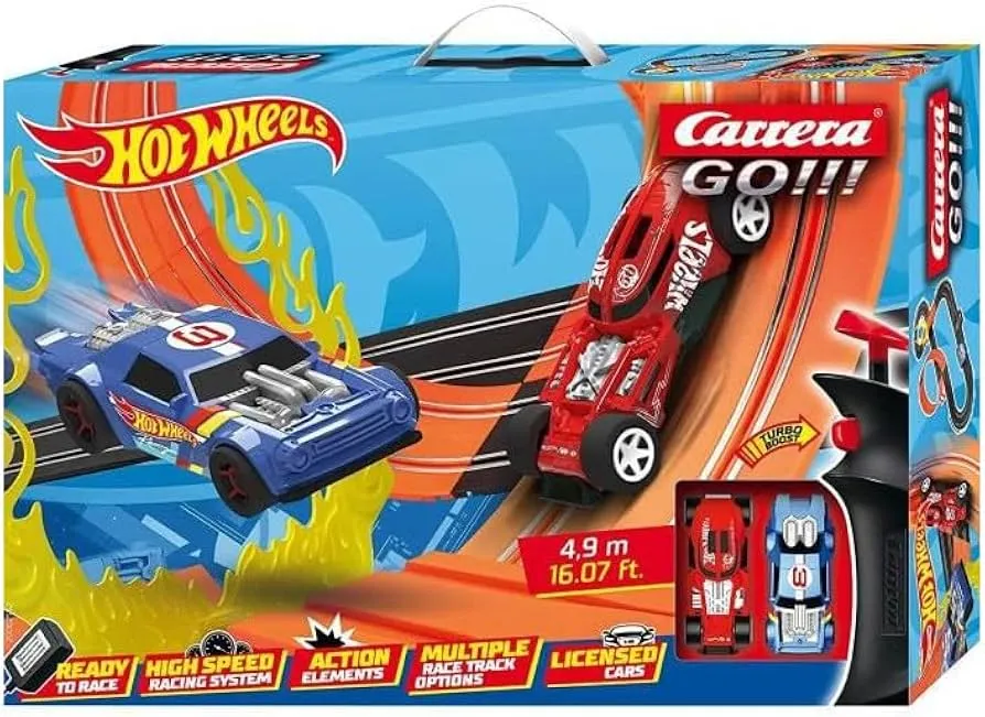 porównanie torów Hot Wheels i Carrera