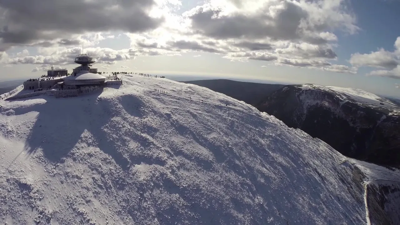 Mapa ośrodków narciarskich w pobliżu Wrocławia