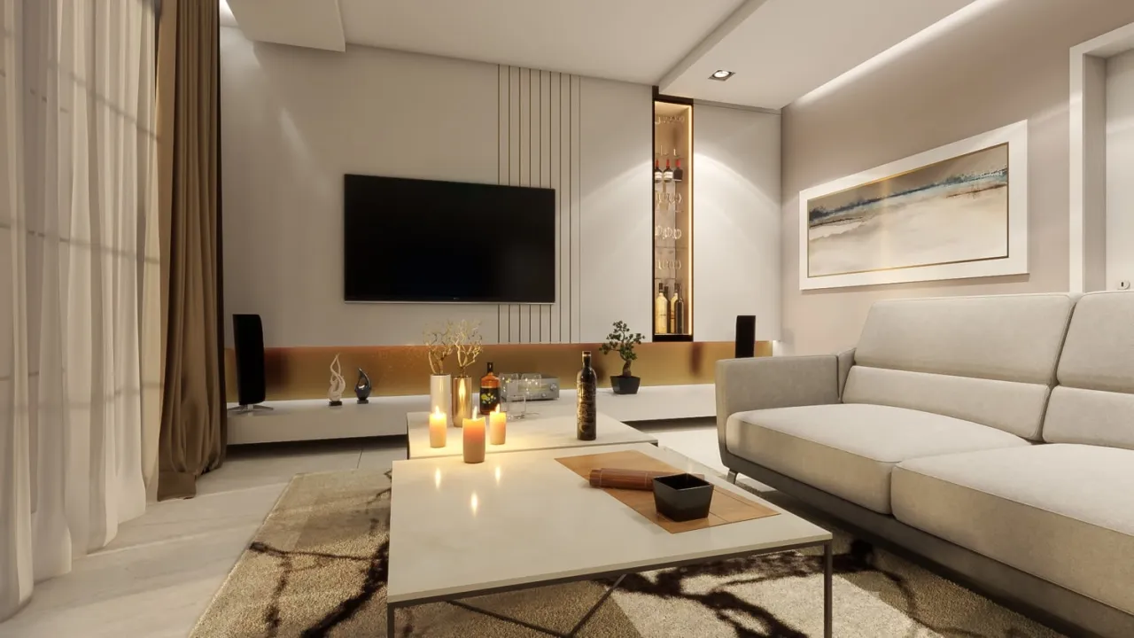 Cennik projektowania wnętrz salonu