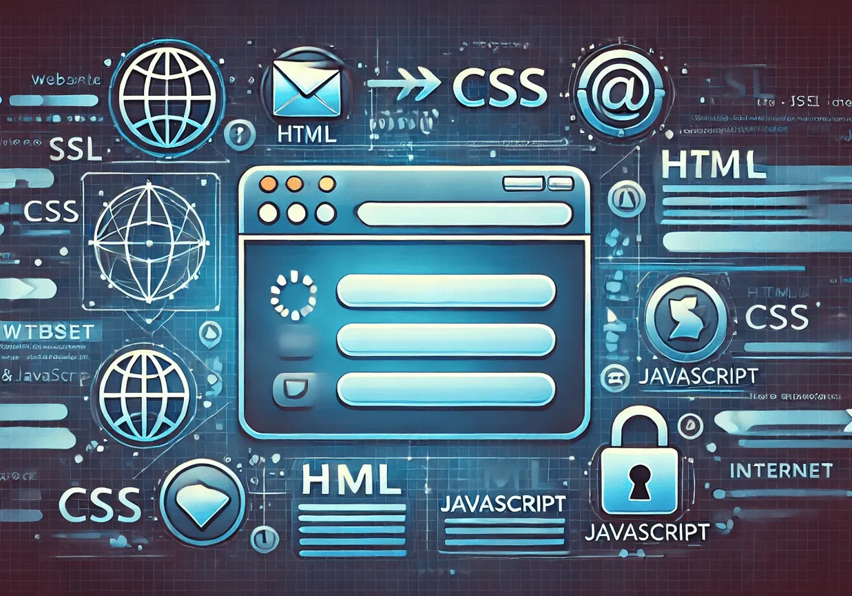 Przeglądarka internetowa służy do wyświetlania stron WWW, łącząc HTML, CSS i JavaScript.