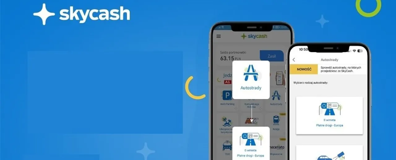 Aplikacje do płatności za autostrady Autopay SkyCash IKO