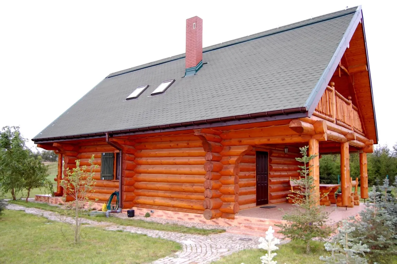 dom z bali pod klucz wizualizacja