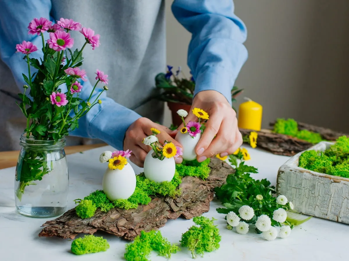 ozdoby wielkanocne z recyklingu DIY