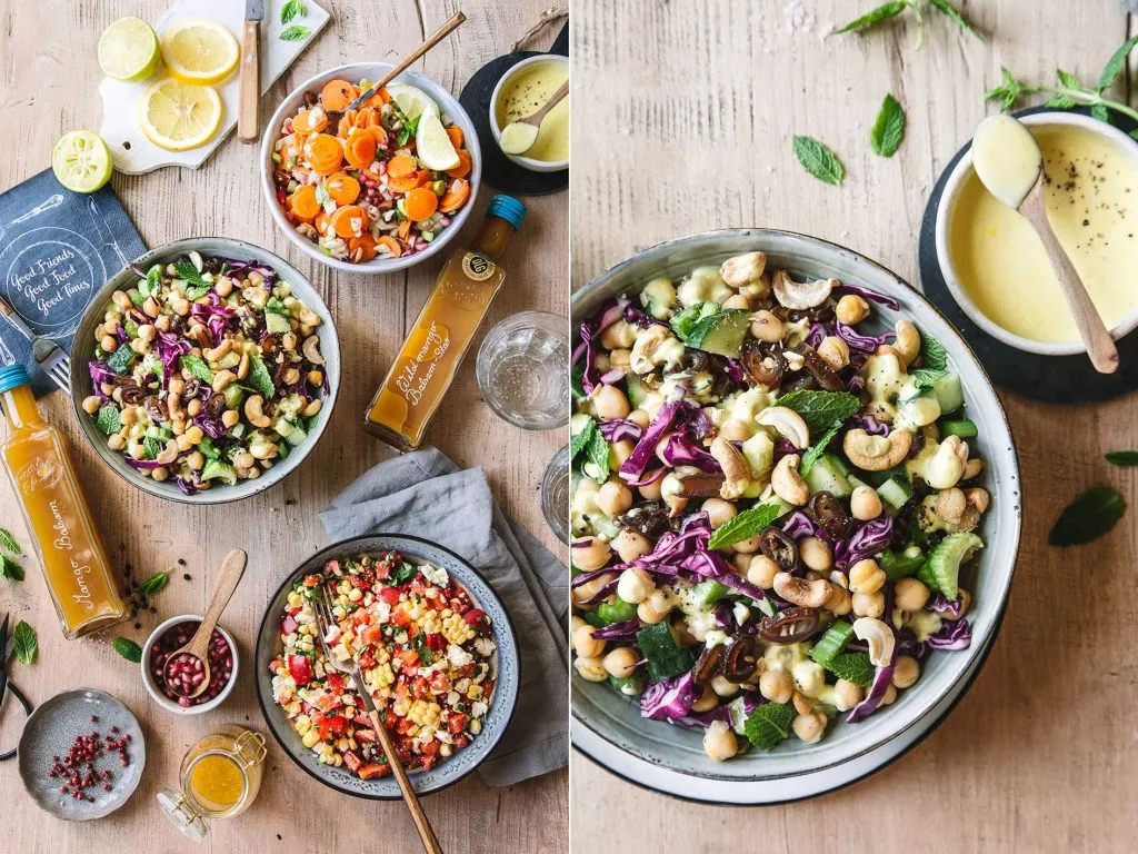 Moderne und trendige Grillsalate