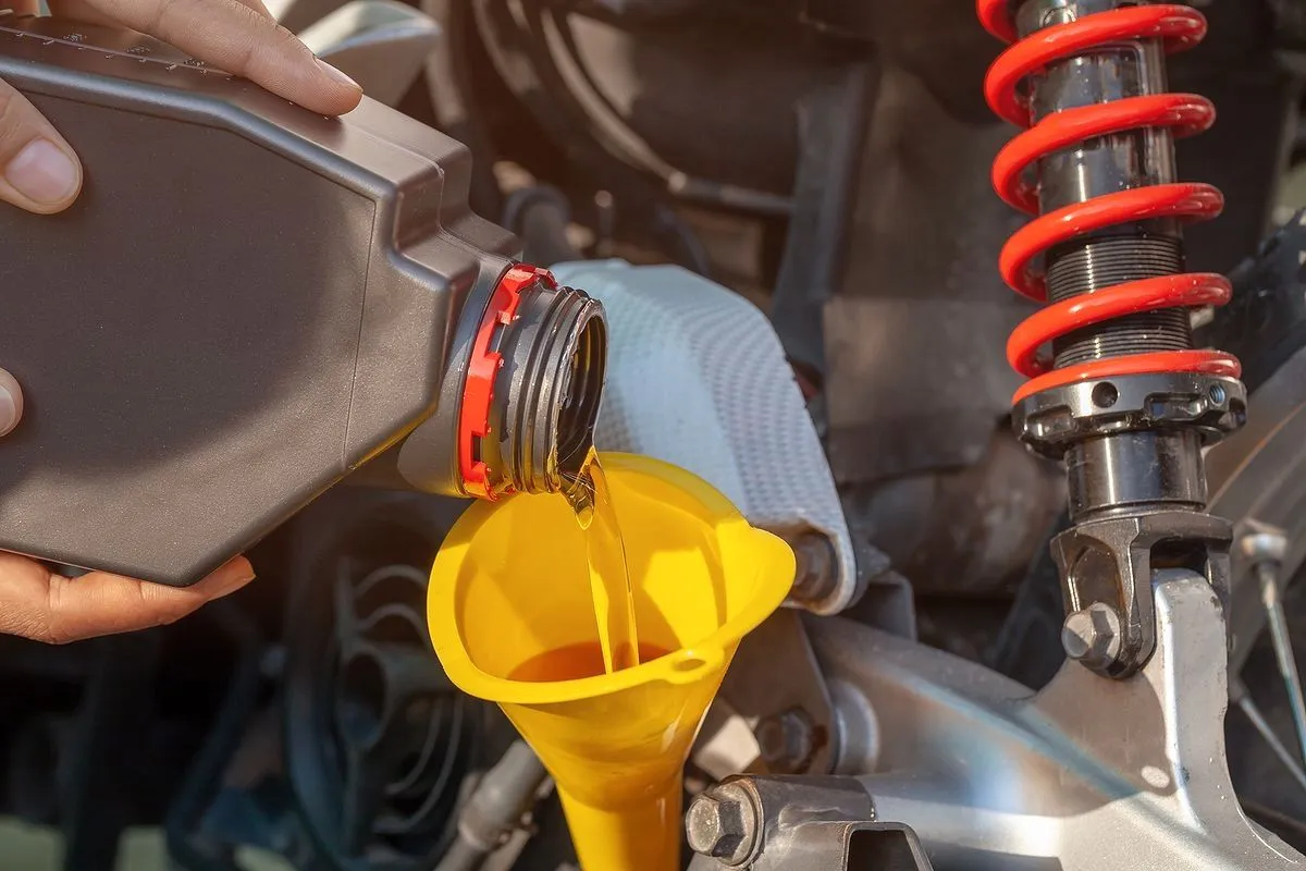 vidange moto garage vs maison