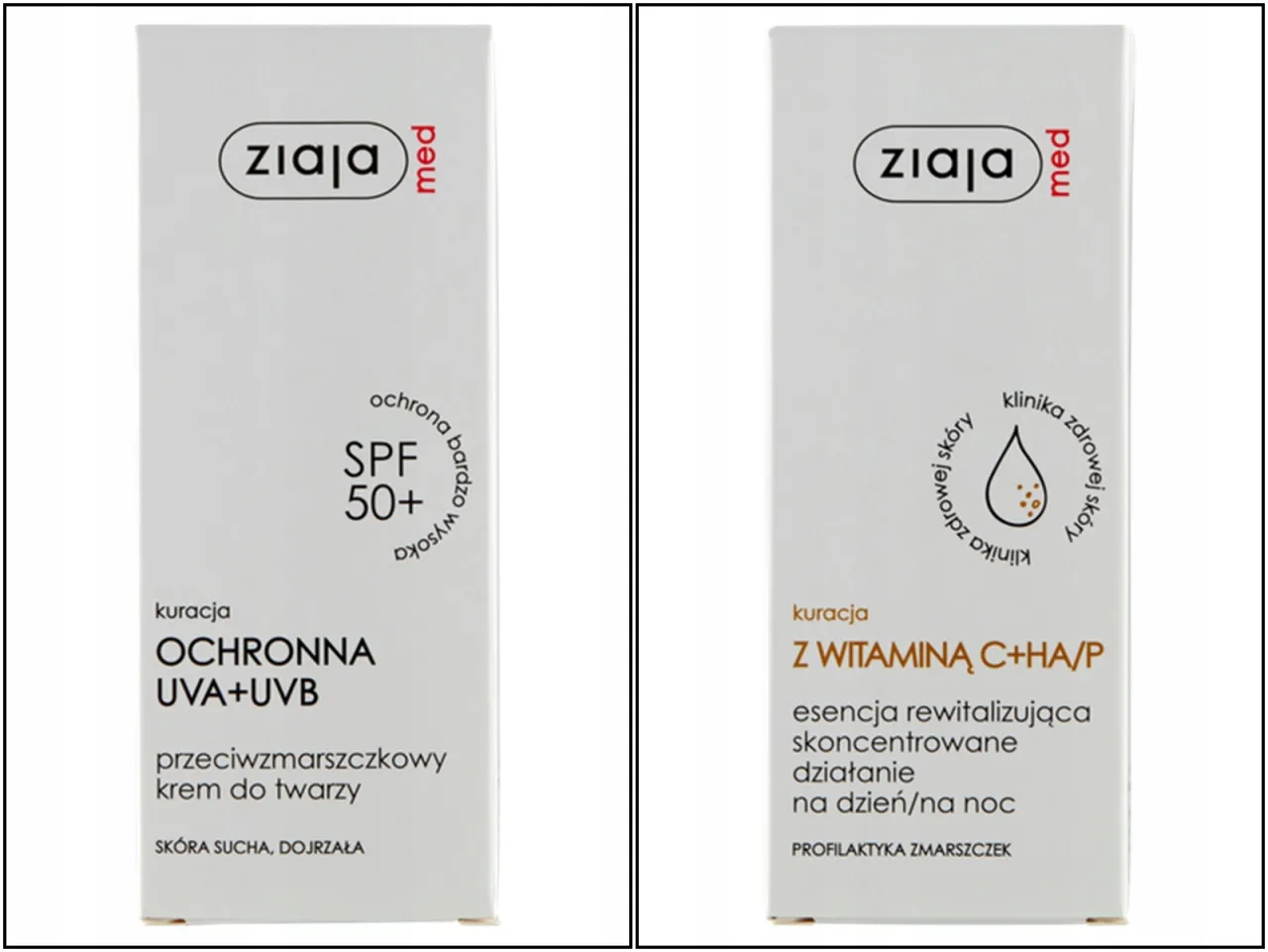 Ziaja Med Kuracja z witaminą C linia produkt&oacute;w