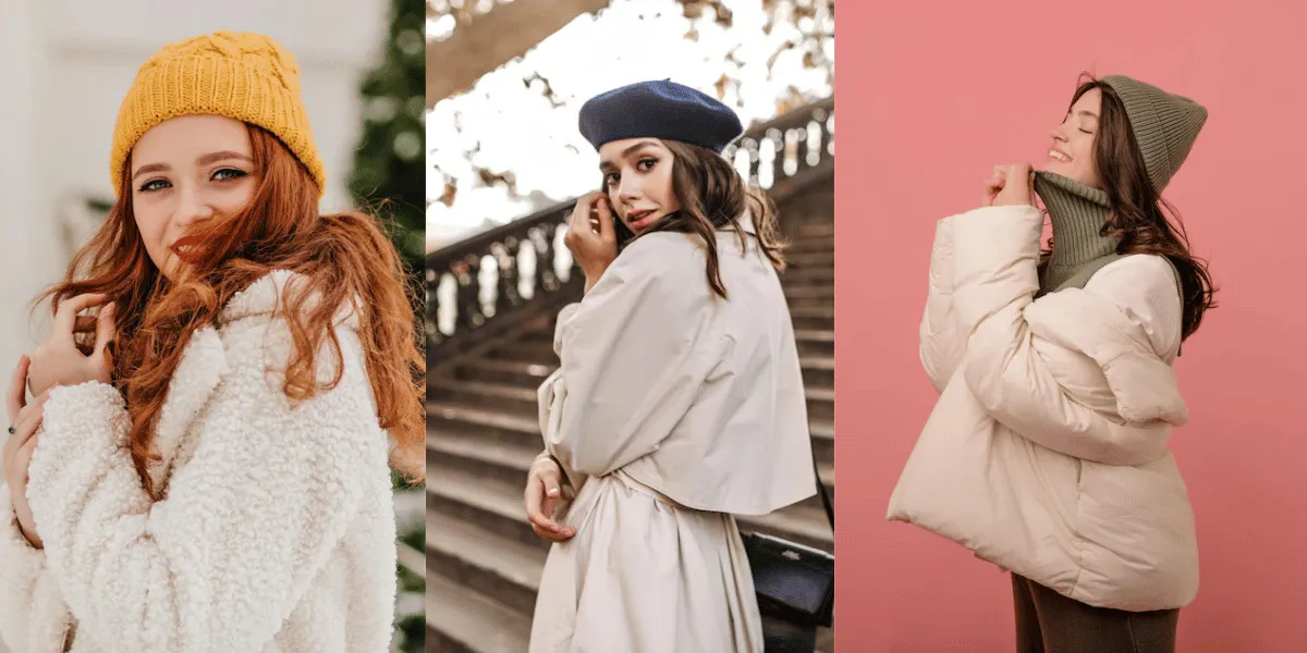 Modne czapki do beżowej kurtki stylizacje