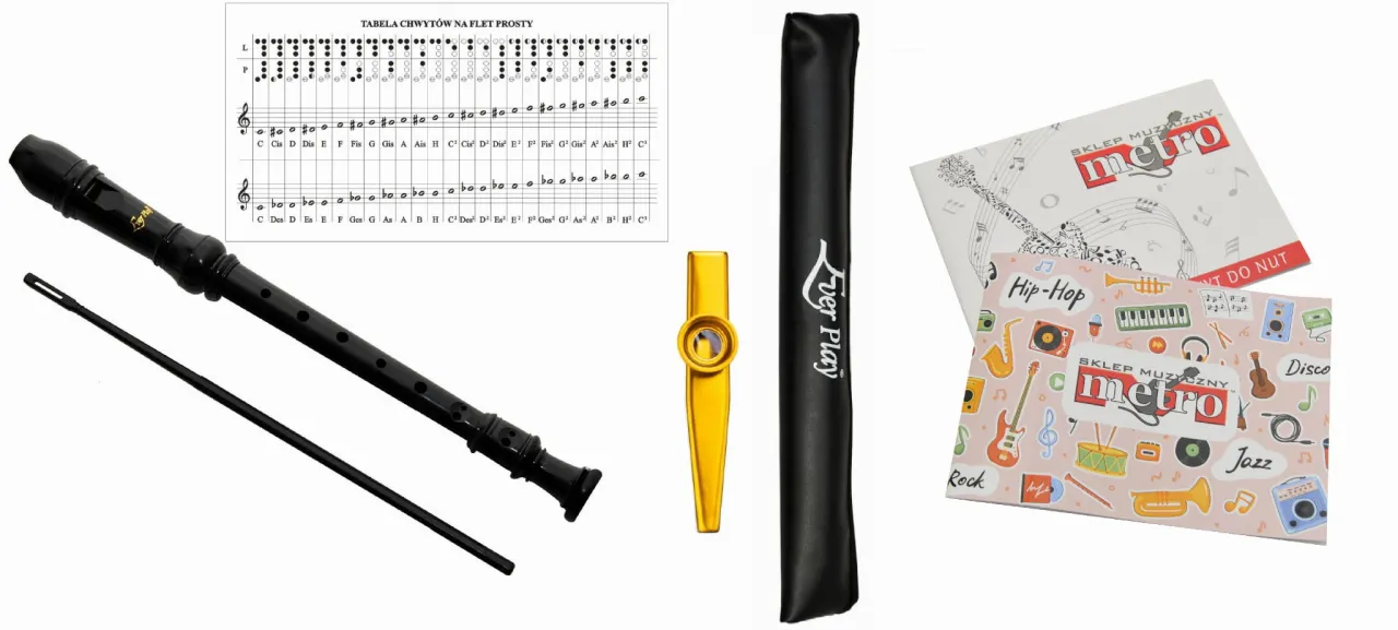 diagramy chwytów flet prosty sopranowy