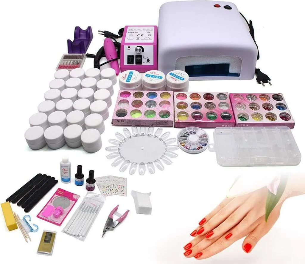 zestaw startowy paznokcie żelowe