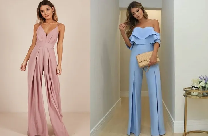 elegancki kombinezon na wesele stylizacja