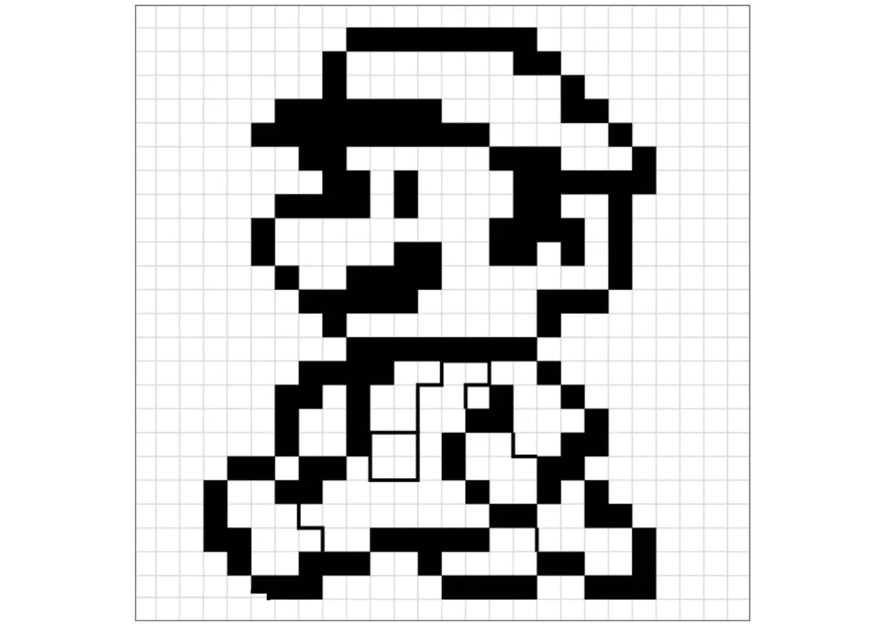 Kostenlose Pixel Art Vorlagen f&uuml;r Kinder und Anf&auml;nger