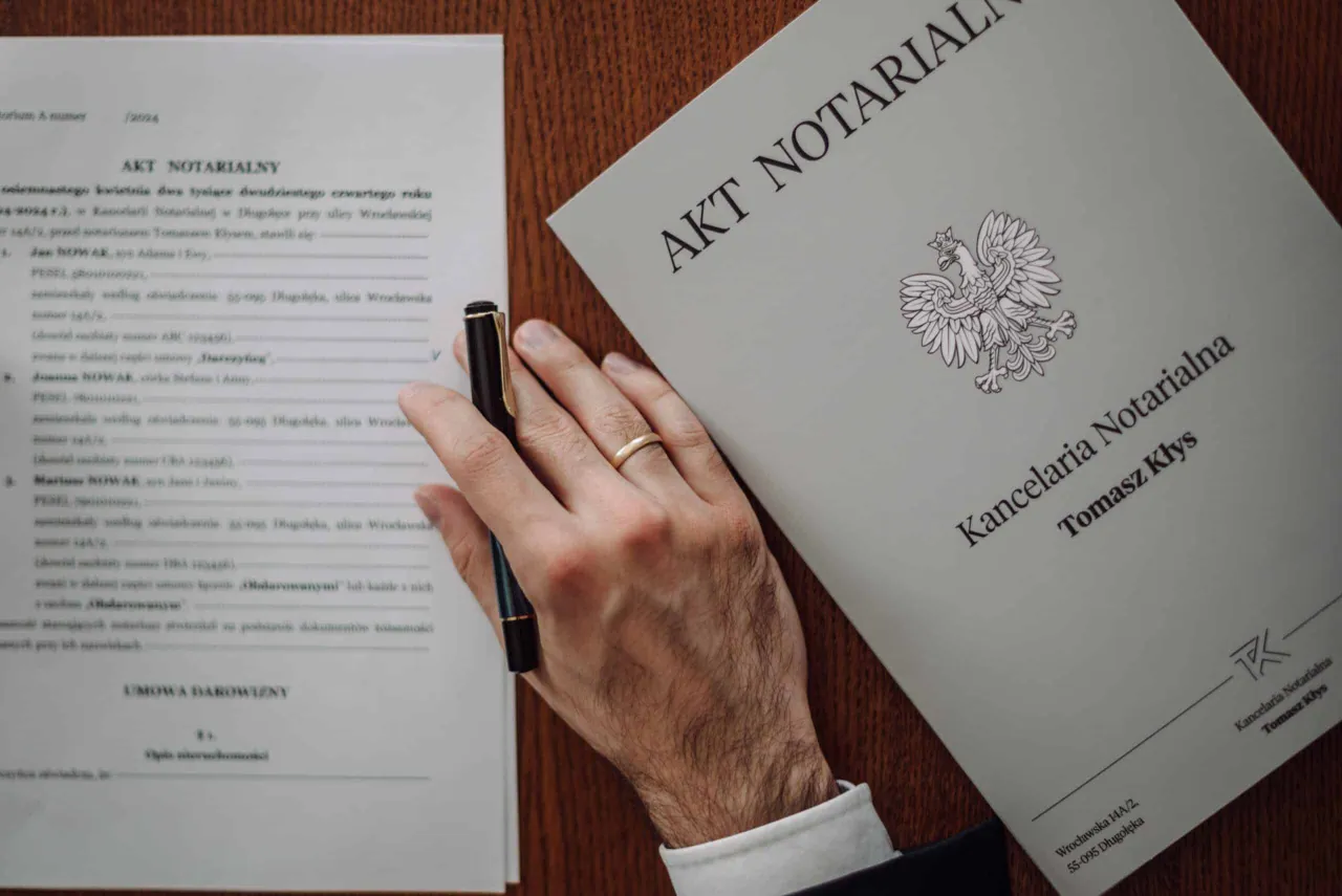 akta notarialne archiwum kancelaria