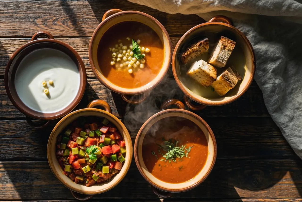 Tipi di minestre classificazione visiva