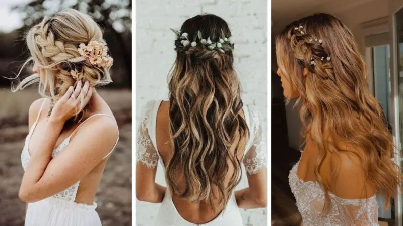 fryzury boho na wesele
