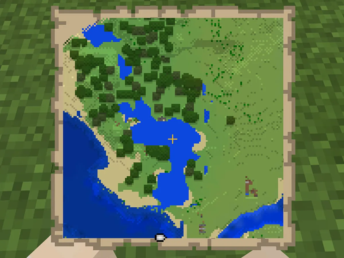 Minecraft crafting mapa lokalizacyjna