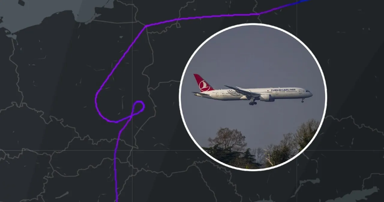 samolot na tle nieba, trasa lotu, czynniki wpływające na lot