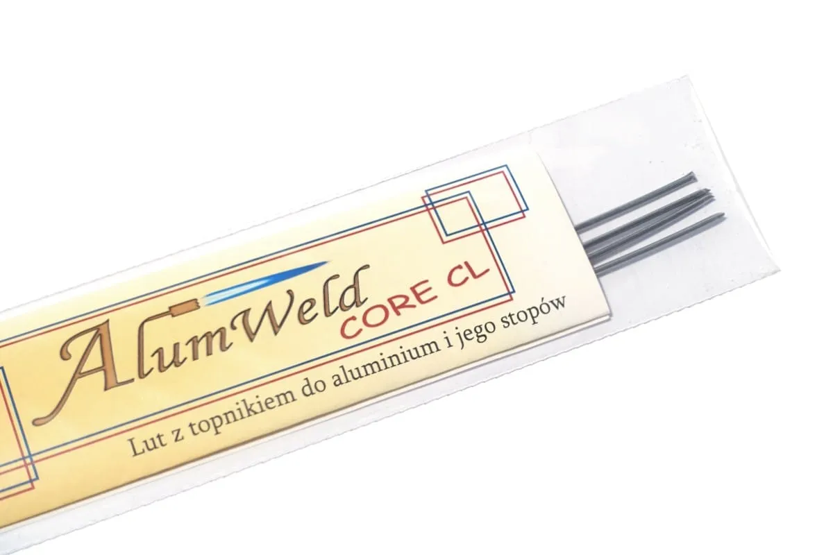 luty do aluminium z topnikiem w rdzeniu